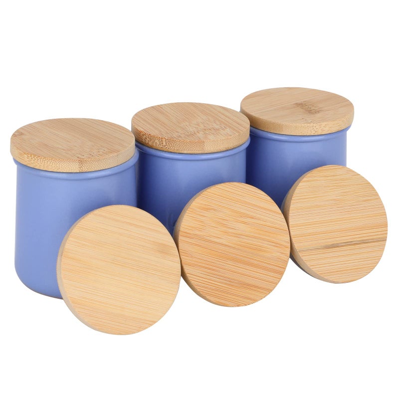 AYUSEB La Fermiere Yogurt Jar lids- 6PC Bamboo Jar Lids for La Fermiere Yogurt Jars,Compatible La Fermiere yogurt, Jar Lids with Silicone Sealing Rings for Mouth Jars Glass Storage Lids,100% Fit & Airtight - Image 1