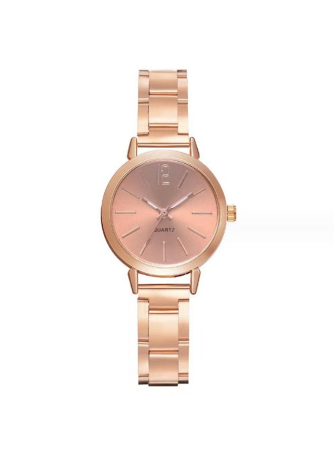QUARTZ Womens Watch Gifts Set with Bracelet Rose Gold for Lady Female Girls Minimalist Slim Thin Casual Dress Analog Quartz Wrist Watches - Image 2