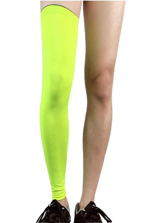 QUADA Calf Compression Sleeve with Anti Slip, Leg Compression for Sports Gym Running Cycling Jogging Workout Pain Relief Injury Protection Recovery Sweat Resistant - Pair (GREEN, X-Large) - Image 1
