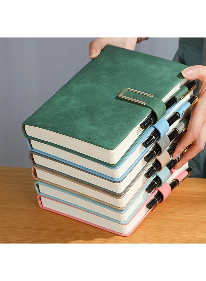 Generic Vintage A5 leather notebook with personalized soft cover - perfect for business meetings and college life  - Image 2
