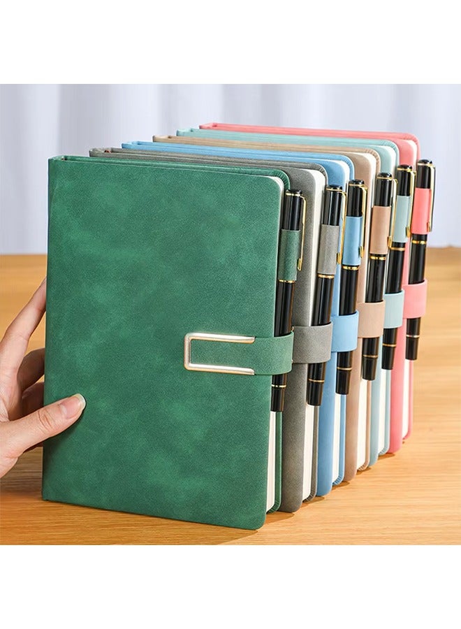 Generic Vintage A5 leather notebook with personalized soft cover - perfect for business meetings and college life  - Image 4