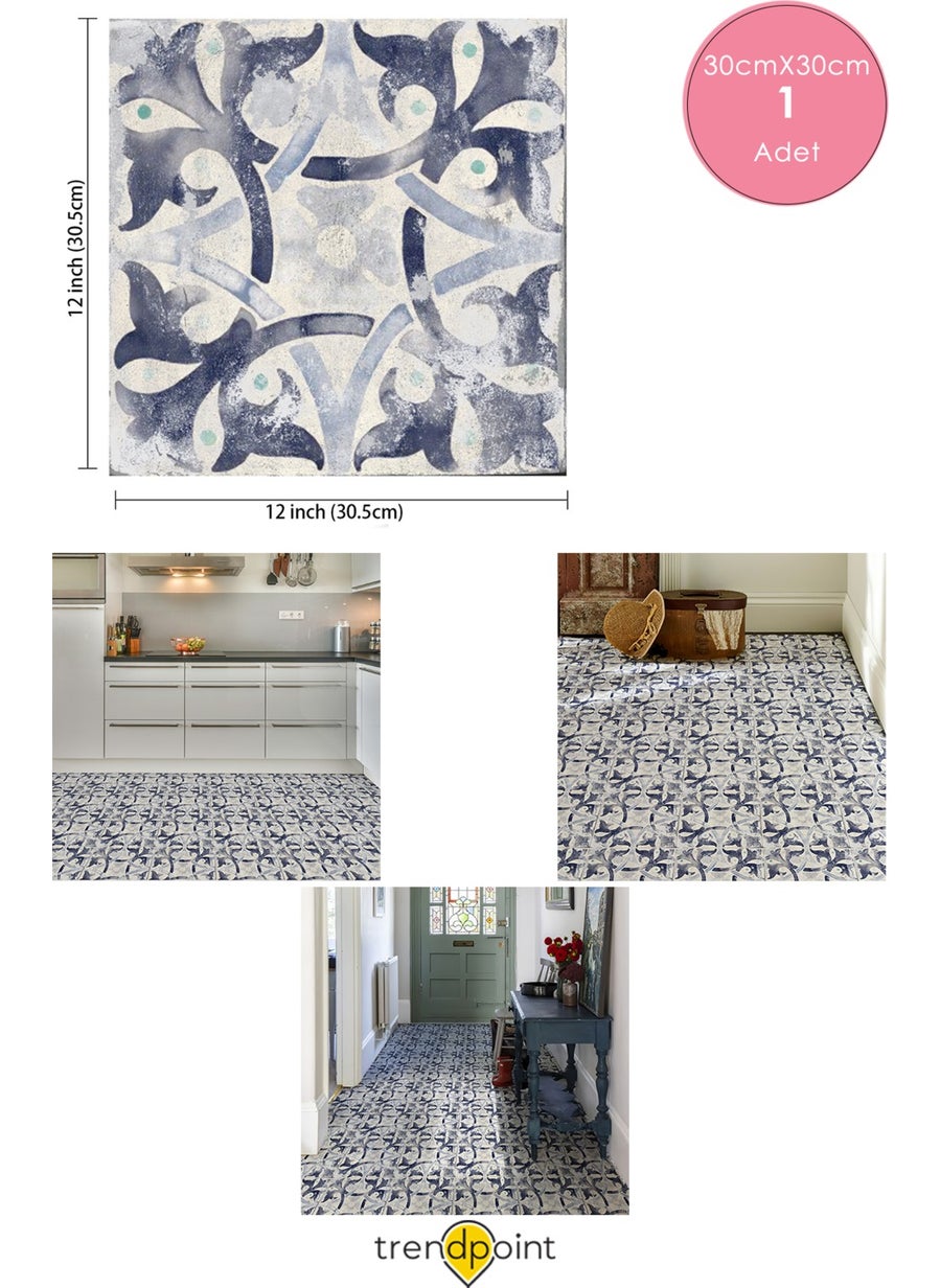 Trendpoint Lvt Floor and Wall Covering Self-Adhesive 30CM×30CM Kitchen Bathroom Entrance Tile  - Image 5