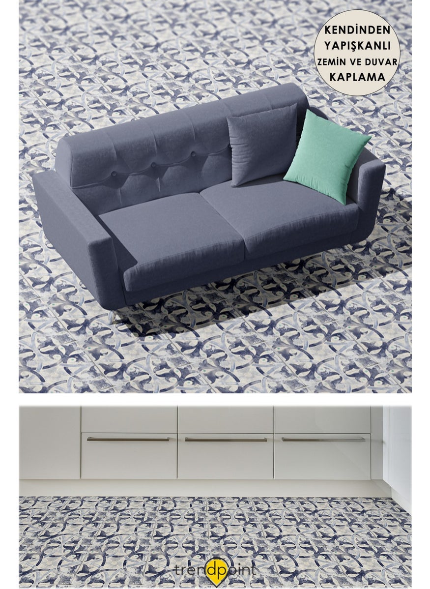 Trendpoint Lvt Floor and Wall Covering Self-Adhesive 30CM×30CM Kitchen Bathroom Entrance Tile  - Image 4