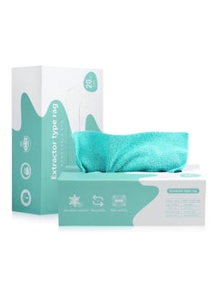 QSHOP Premium Microfiber Cleaning Cloths, 20pcs Reusable Wet Wipes Box, Towel, Car Care Products, Easy  - Image 1