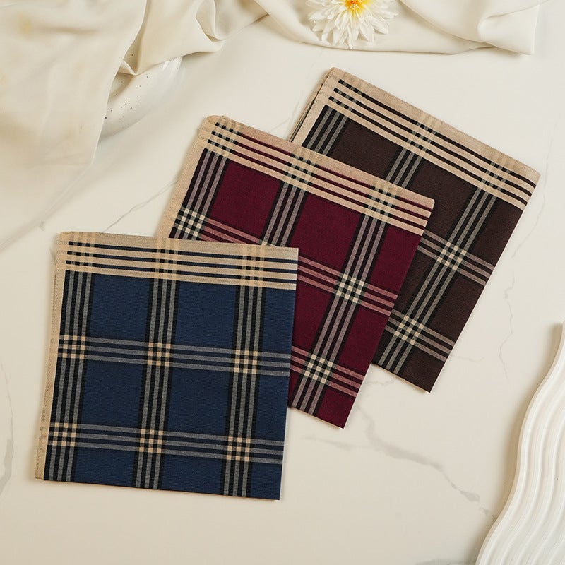 43Cm Cotton Sweat-Absorbent Handkerchief Universal 100% Cotton Handkerchief - Image 3