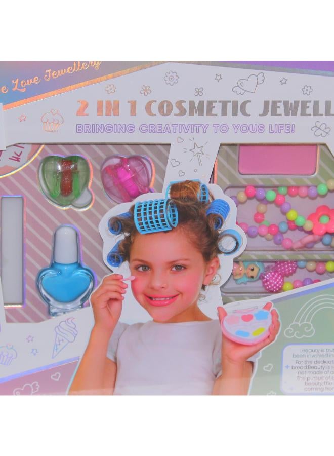2-in-1 Cosmetic Jewellry & Beauty Set - Image 3