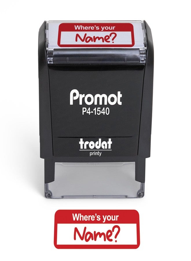 Promot طوابع تشجيعية للمعلمين في الفصول الدراسية - طوابع تحفيزية ذاتية التحبير للأطفال مكتوب عليها "أين اسمك؟" - أداة تقييم للتعليم المنزلي والمدرسي - هدايا مفيدة للمعلمين - طوابع مدرسية تشجيعية للمعلمين - Image 1