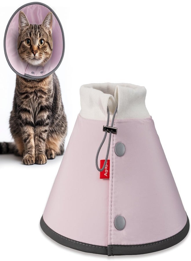 Agape Soft Dog Cone for Small Dogs & Cats (Pink (Small Dogs Cone), S (Neck:6"-9")) - Image 1