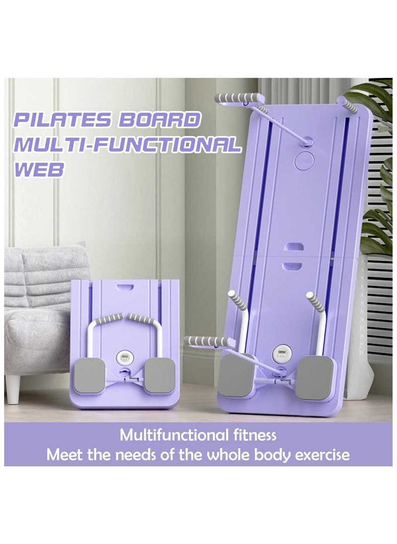RATSAW - Pilates Reformer Machine with Timer, Foldable Pilates Machine for Home Use and Gym Workout, 4 in 1 Pilates Board, Suitable for Advanced and Beginners Users - Image 1