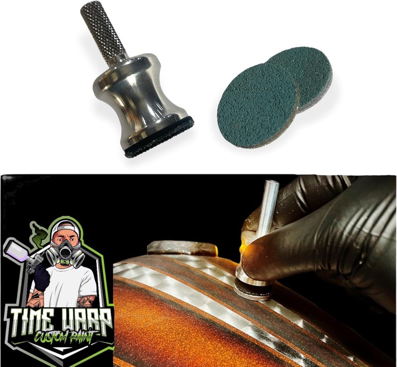 LiME LiNE Leaf Spinner 1" Engine Turn for Gold and Silver Leafing - Image 1