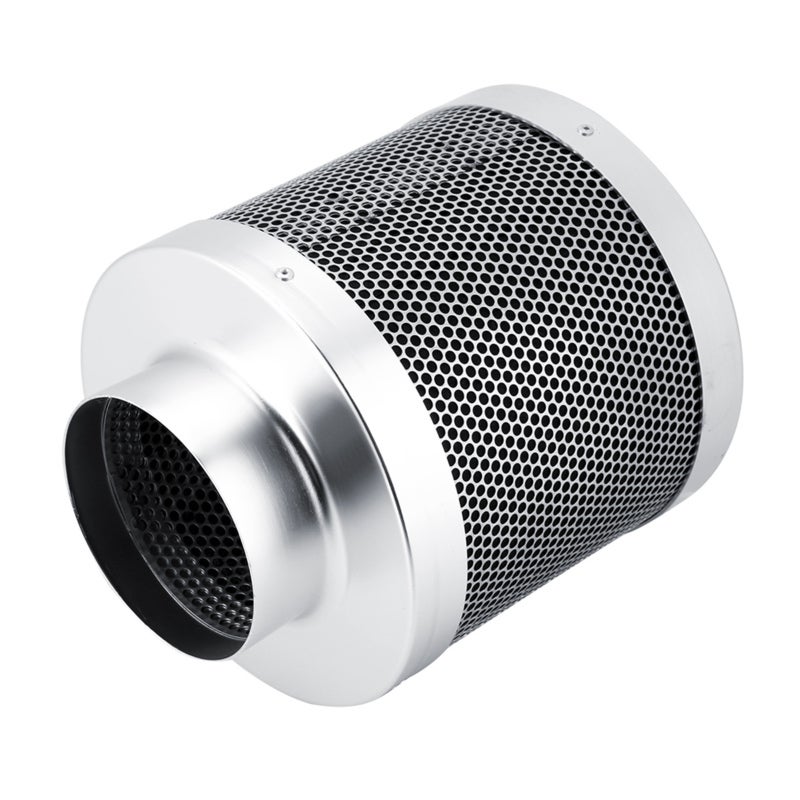 4 Inch Activated Carbon Filter - 55% Open Area For Increased Air Flow, Lightweight Durable Aluminum Top & Bottom, 99.9% Deodorizing Ability, Carbon Leak-Proof Design for Hydroponics, Commercial Worksh - Image 5