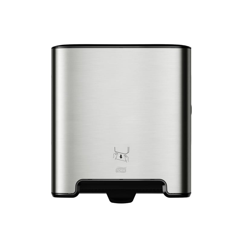 Tork Matic Paper Hand Towel Roll Dispenser Stainless Steel H1 OneataTime Dispensing Image Range 461002 - Image 1