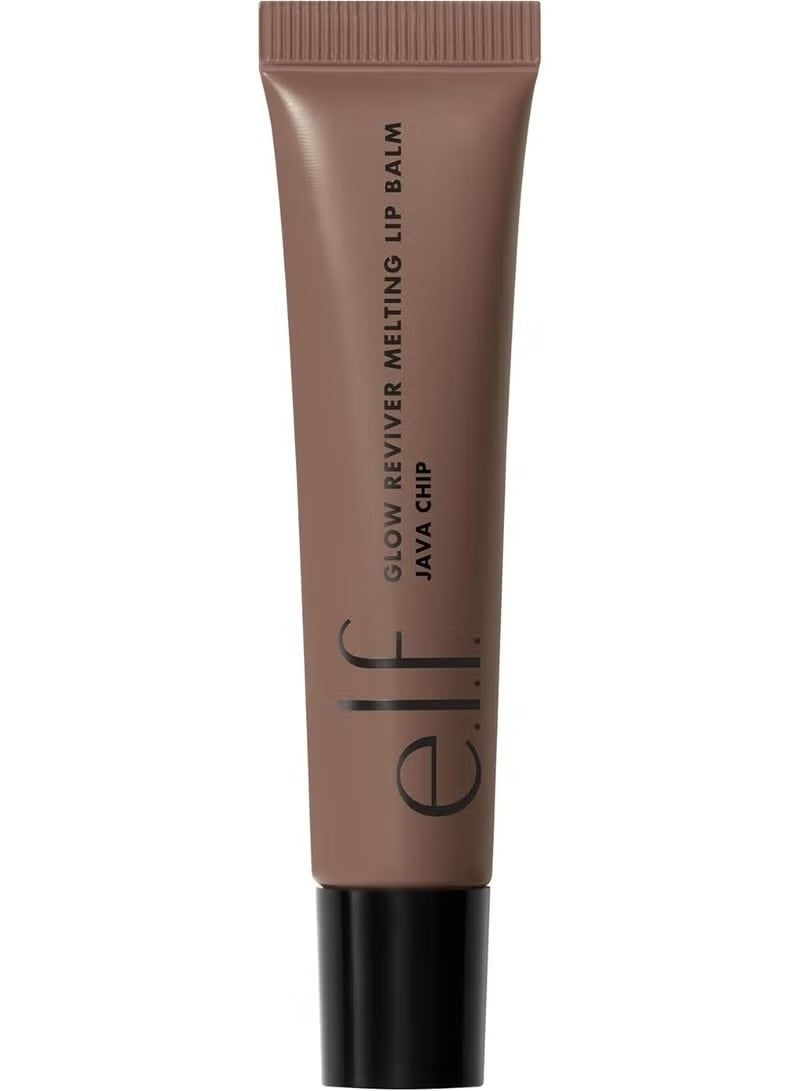 elf Glow Reviver Melting Lip Balm, Hydrating Tinted Lip Balm For A Glossy Finish & Soft, Supple Lips,(Java Chip) - Image 3