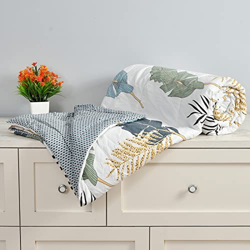 Florida Reversible Microfiber Comforter for Double Bed | Soft & Cozy 180 GSM AC Comforter | Polycotton Fabric for All Seasons - Image 4