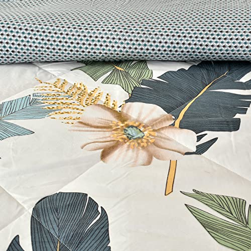 Florida Reversible Microfiber Comforter for Double Bed | Soft & Cozy 180 GSM AC Comforter | Polycotton Fabric for All Seasons - Image 3