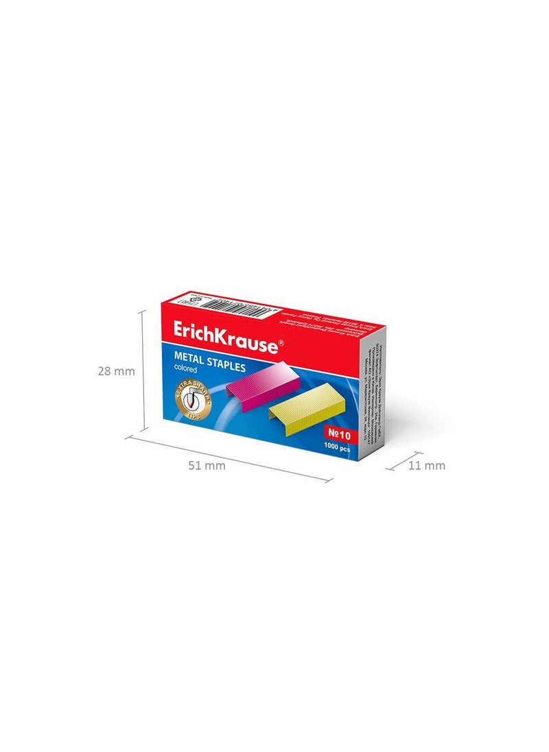 ErichKrause Staples №10 coloured (box 1000 pcs)  - Image 4
