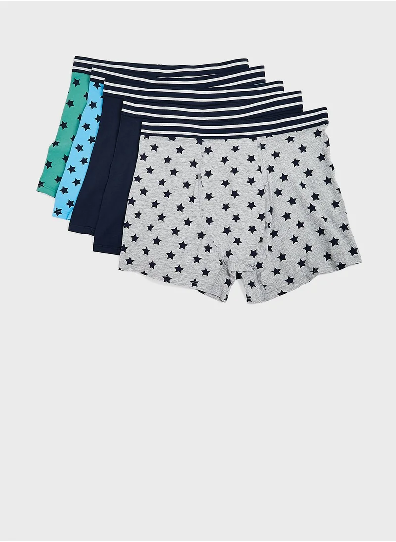 Marks & Spencer Kids 5 Pack Assorted Trunks