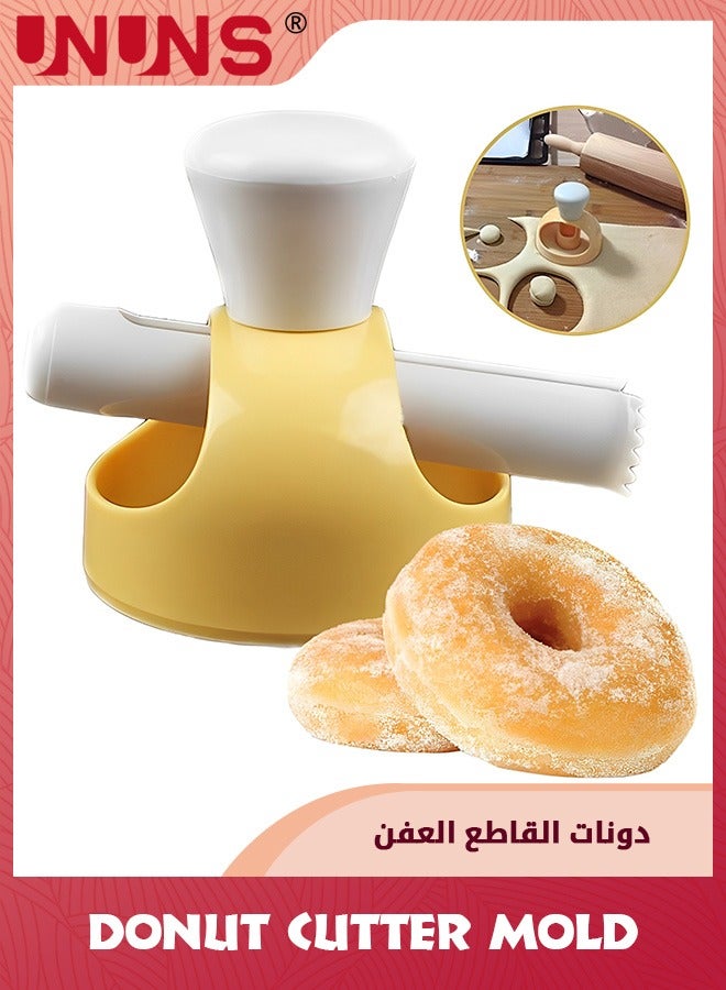 UNUNS Donut Cutter Mold,Cookie Cutter Round for Baking Donut Mould Maker with Dipping Plier,Cake Mold Biscuit Cutter Non-Stick Mold Baking DIY Donut Tools - Image 4