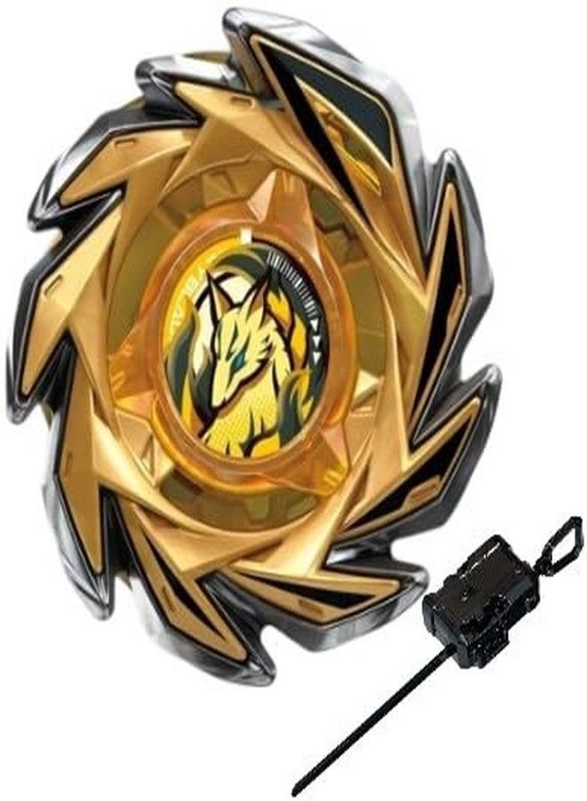 مجموعة بي بليد Battlekid X-Gear CX-06 Random Booster Fox Brush Select مع قاذفة Strong Winder (أصفر) - Image 1