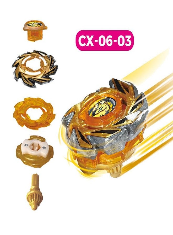 مجموعة بي بليد Battlekid X-Gear CX-06 Random Booster Fox Brush Select مع قاذفة Strong Winder (أصفر) - Image 2