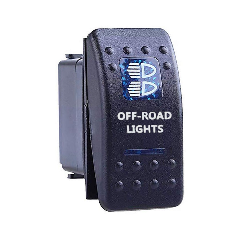 ESUPPORT E Car Blue LED Off Road Light Toggle Switch - Image 3
