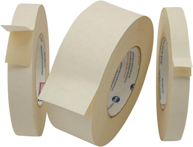 Intertape Double Sided Flatback Paper Tape (591), 3 in. (72mm Actual) x 36 yds. (Beige) - Image 2