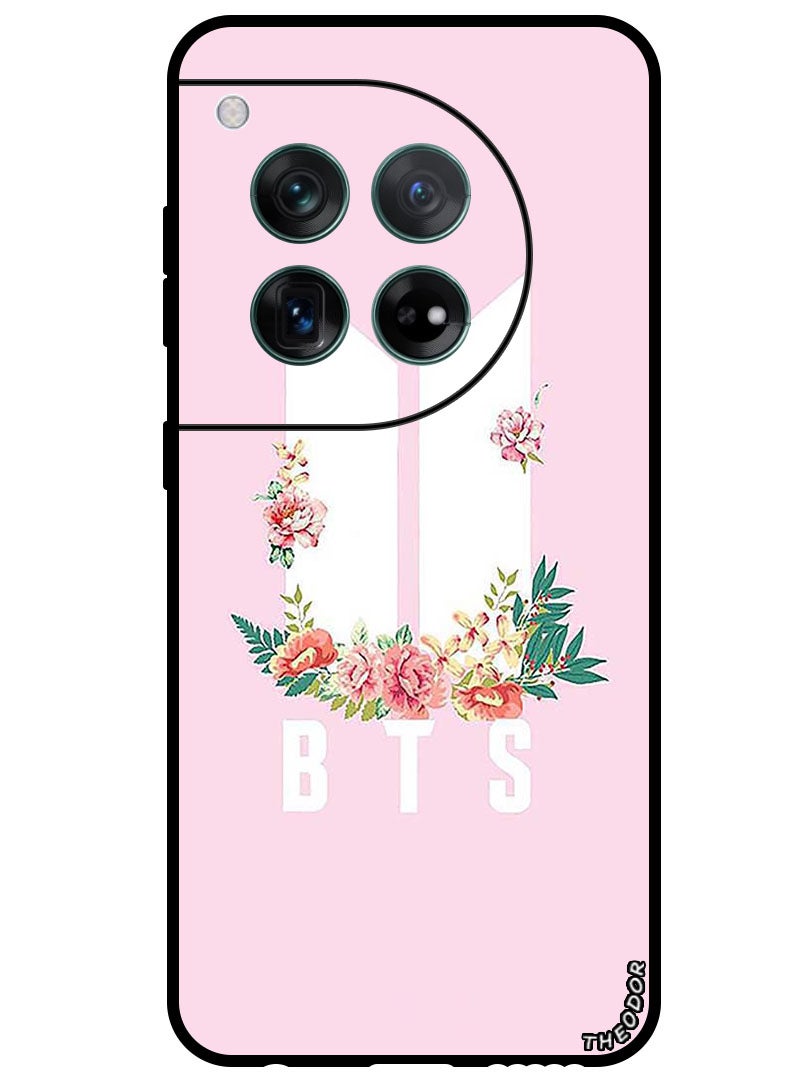 Theodor Protective Case Anti Scratch Shock Proof Bumper Cover For OnePlus 12 BTS floral - Image 1