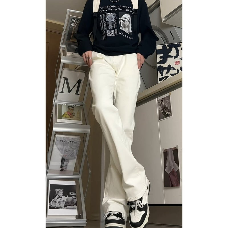 Unisex Classic Denim Jeans Loose Fit Daily Outdoor Wear - Image 5