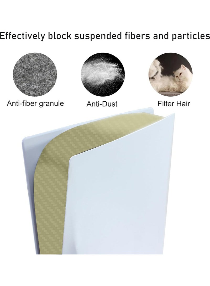 3PCS PS5 Console Middle Skin, Integral PS5 Digital Edition Host Middle Strip Sticker, Console Center Part Protection Strip Film, PS5 Middle Sticker Accessories Durable Scratch Resistant - Image 4