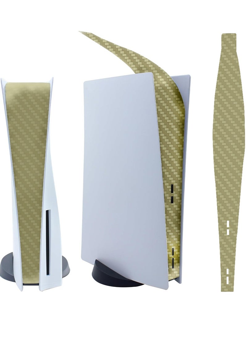 3PCS PS5 Console Middle Skin, Integral PS5 Digital Edition Host Middle Strip Sticker, Console Center Part Protection Strip Film, PS5 Middle Sticker Accessories Durable Scratch Resistant - Image 2