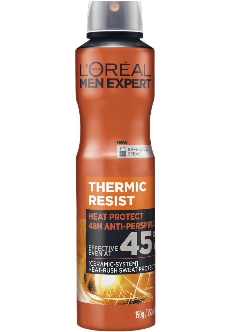 loreal paris L'Oréal Men Deodorant Spray – 250ml – Thermic Resist 