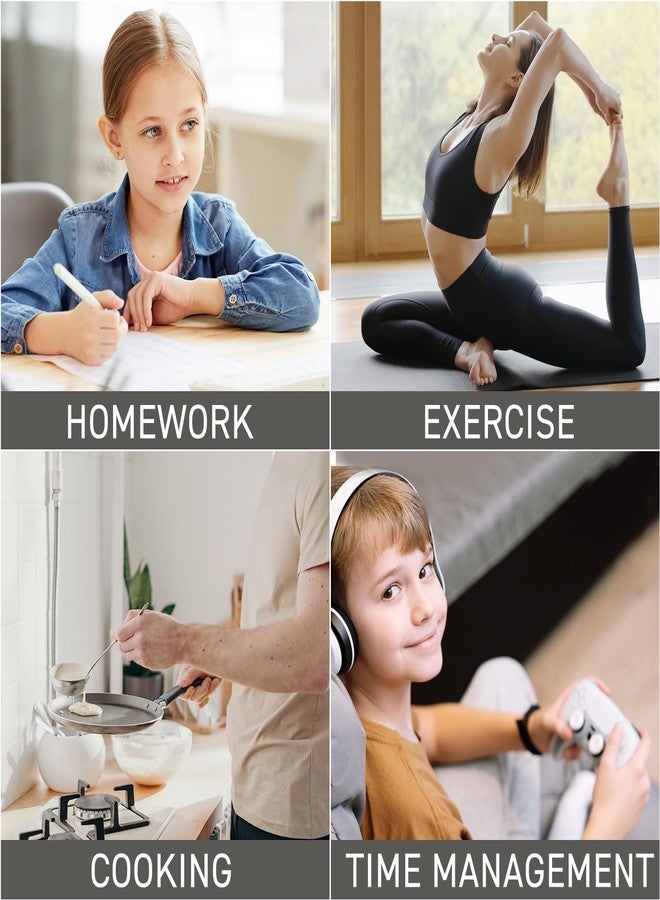 dretec Digital Timer Kitchen Timer Large LCD Display,Digital Timer for Cooking,Strong Magnet, Memory Function Count Up & Count Down, 6key, Chrome-Plated, Officially Tested in Japan - Image 3