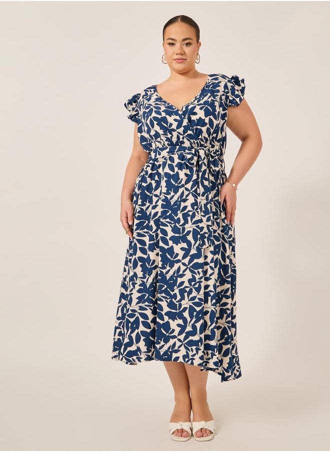 Styli Floral Belted Dress  - Image 2