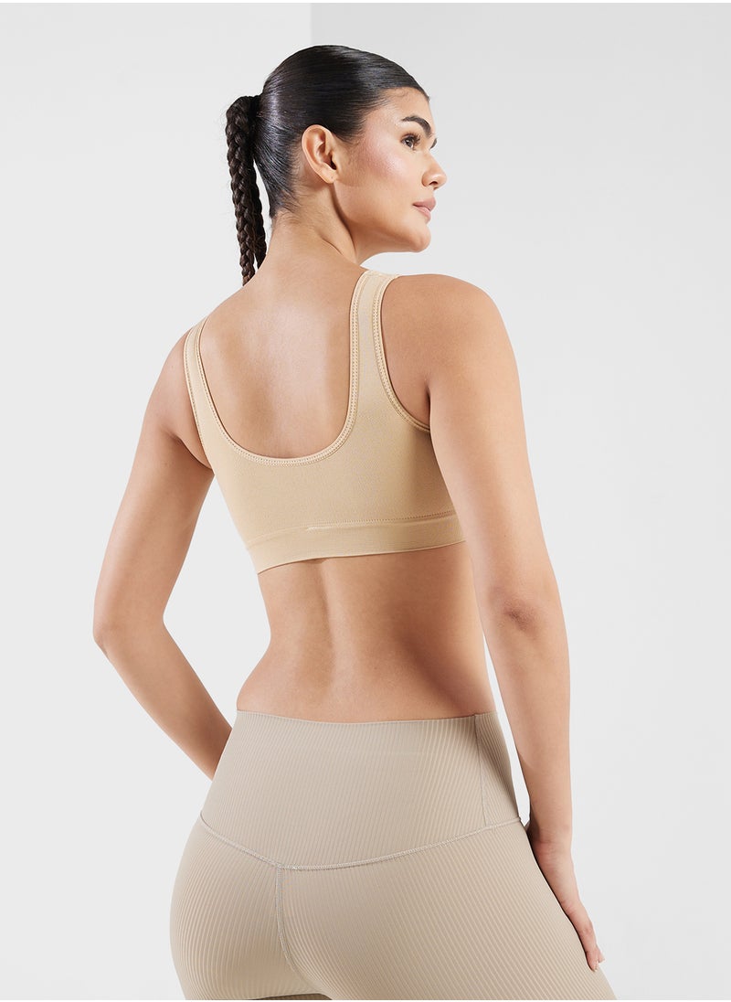 FRWD Ruched Plunge Neck Sports Bra  - Image 2