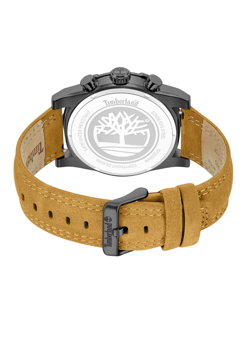 Timberland Women Sheepscot Green Dial Stainless Steel Bracelet Chronograph Watch for Women, 43mm - Image 3