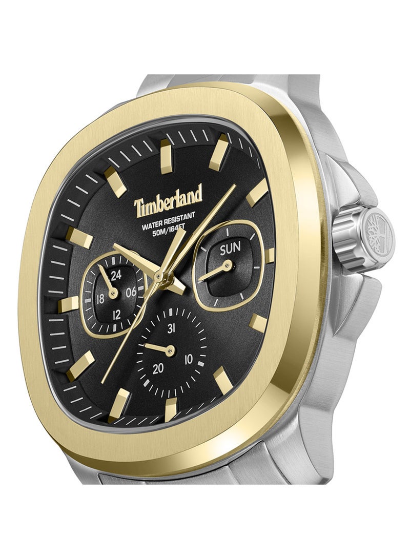 Timberland Women Sheepscot Green Dial Stainless Steel Bracelet Chronograph Watch for Women, 43mm - Image 4