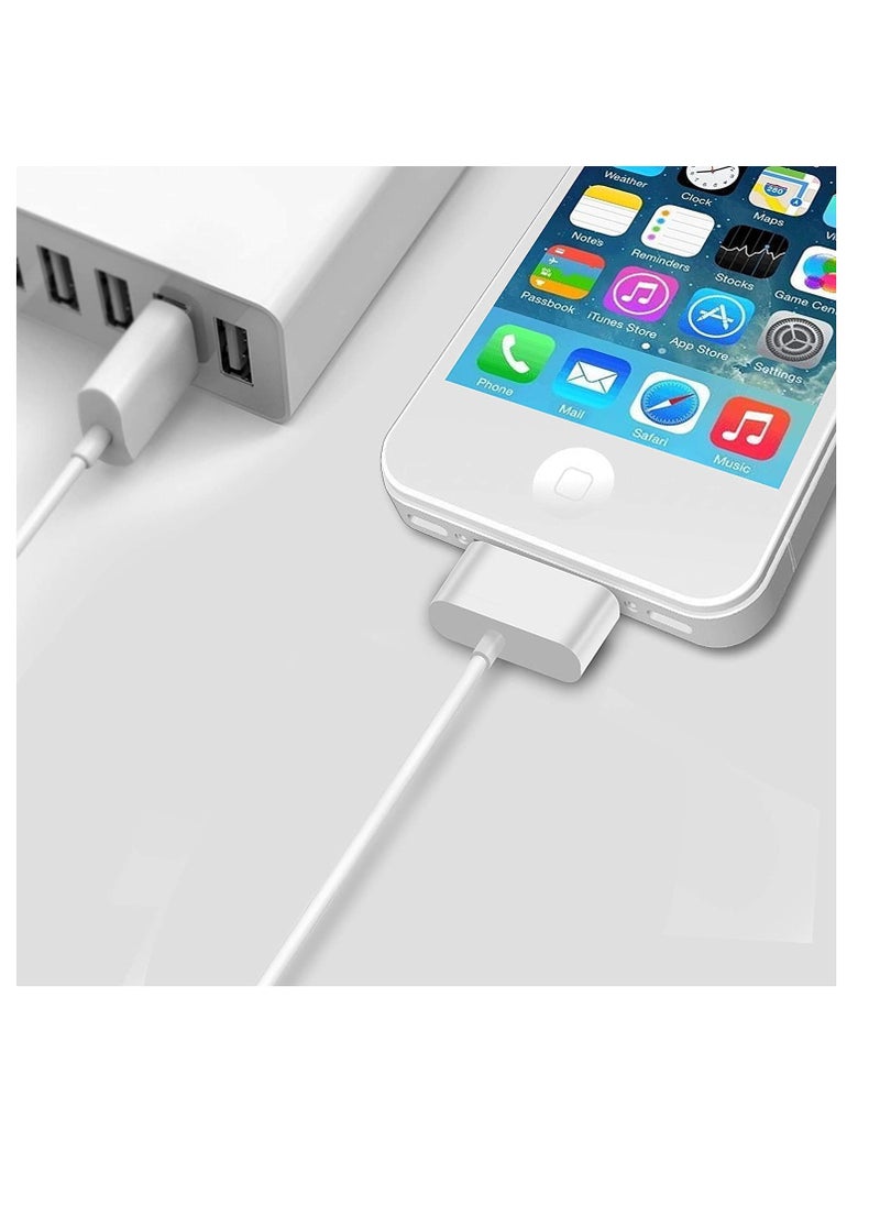 USB to 30 pin dock Sync Data Charging Charger Cable Cord For Apple iPhone 4 4S ipod 4th Gen