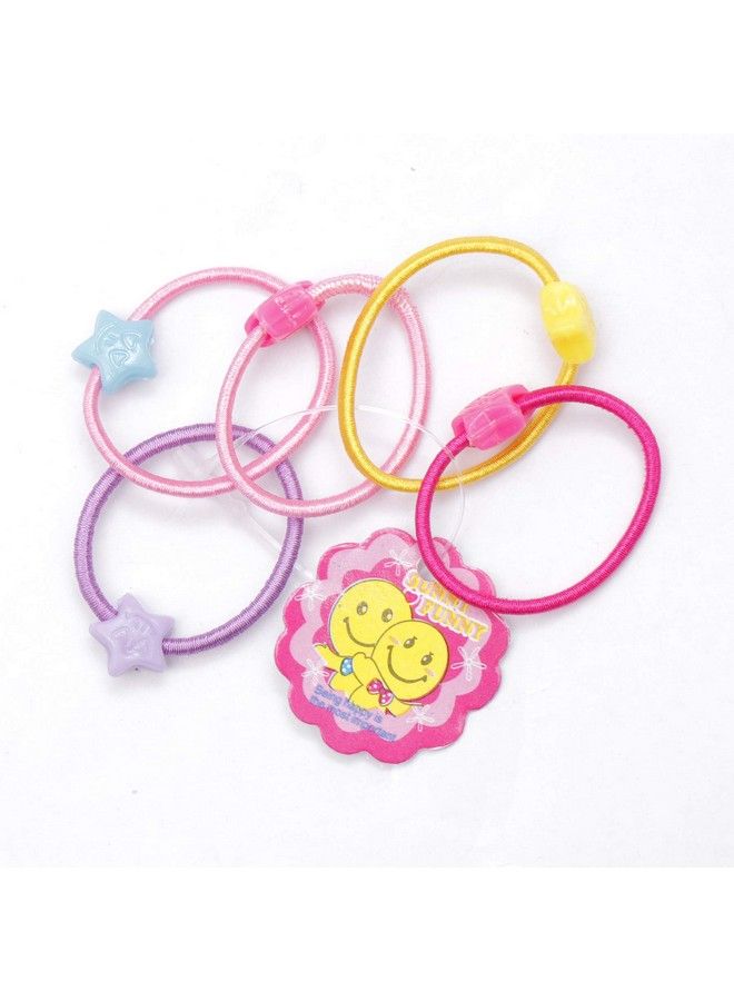 Honbon Multi Colors Soft Rubber Mini Hairbands Elastic Hair Ties Tiny For Baby Kids Girl 50 Pieces - Image 4