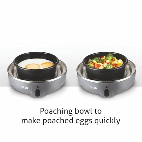 Glen Egg Boiler 7 Egg, 1 Poaching Cup, Auto shut Off, 350W (SA3040EB7) GREY - Image 3
