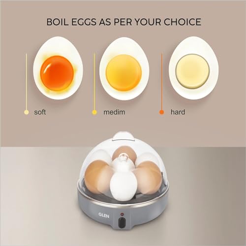 Glen Egg Boiler 7 Egg, 1 Poaching Cup, Auto shut Off, 350W (SA3040EB7) GREY - Image 4