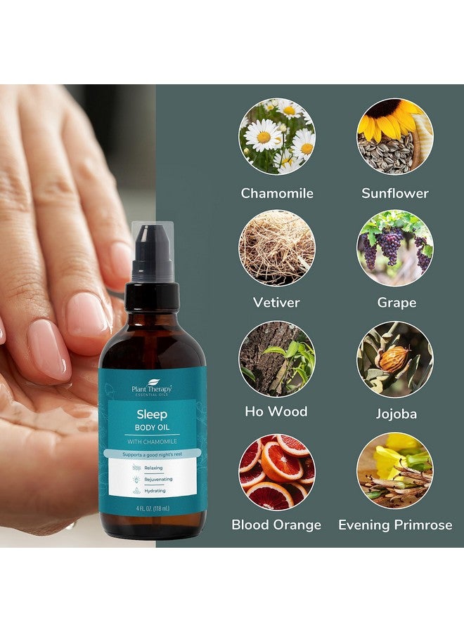 Plant Therapy Sleep Body Oil With Chamomile 4 Oz Promotes A Good Night'S Rest Calms A Restless Mind & Body Softens & Nourishes Skin - Image 5