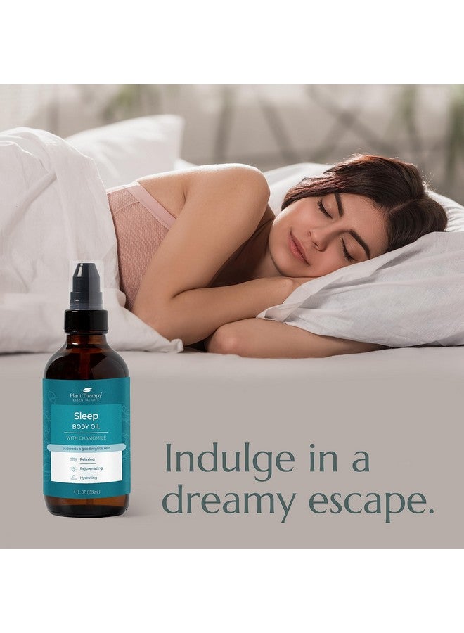 Plant Therapy Sleep Body Oil With Chamomile 4 Oz Promotes A Good Night'S Rest Calms A Restless Mind & Body Softens & Nourishes Skin - Image 4