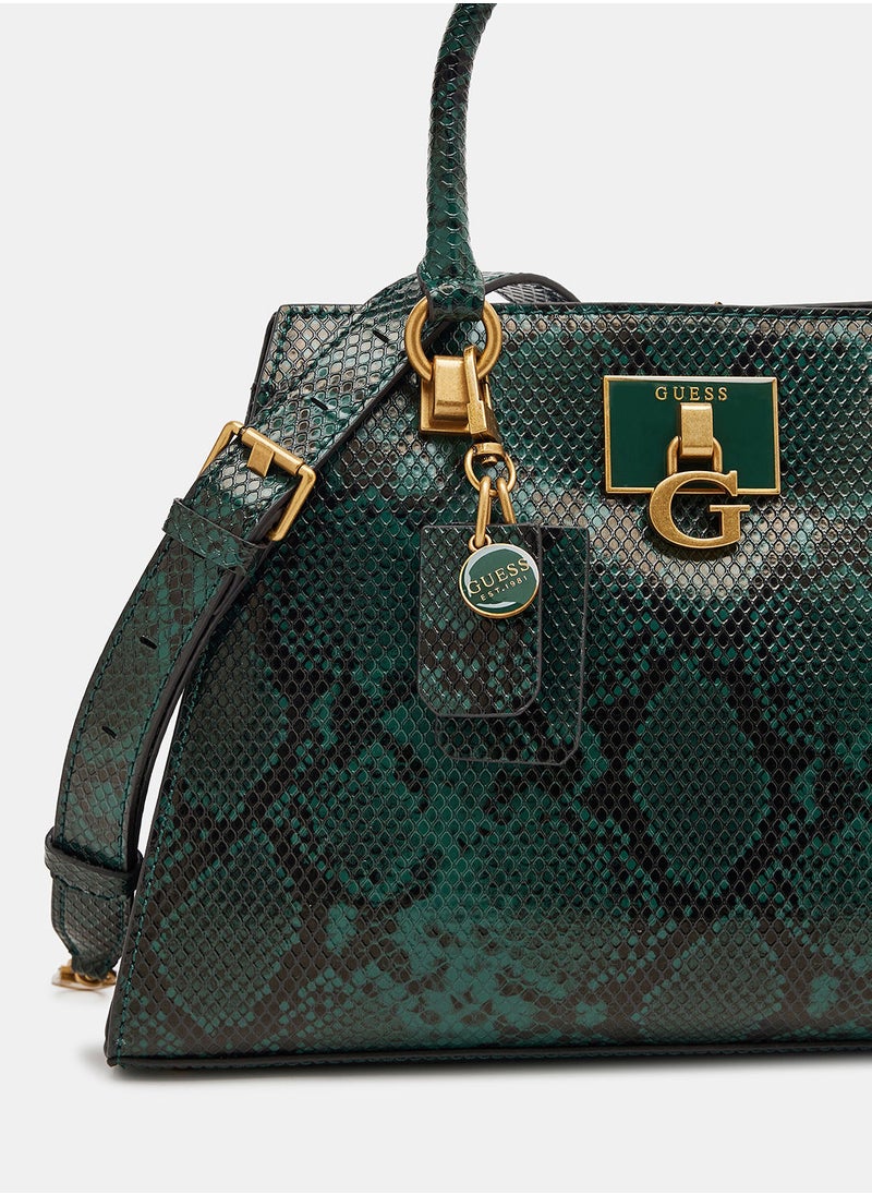 GUESS - Stephi Girlfriend Satchel Bag - Image 1