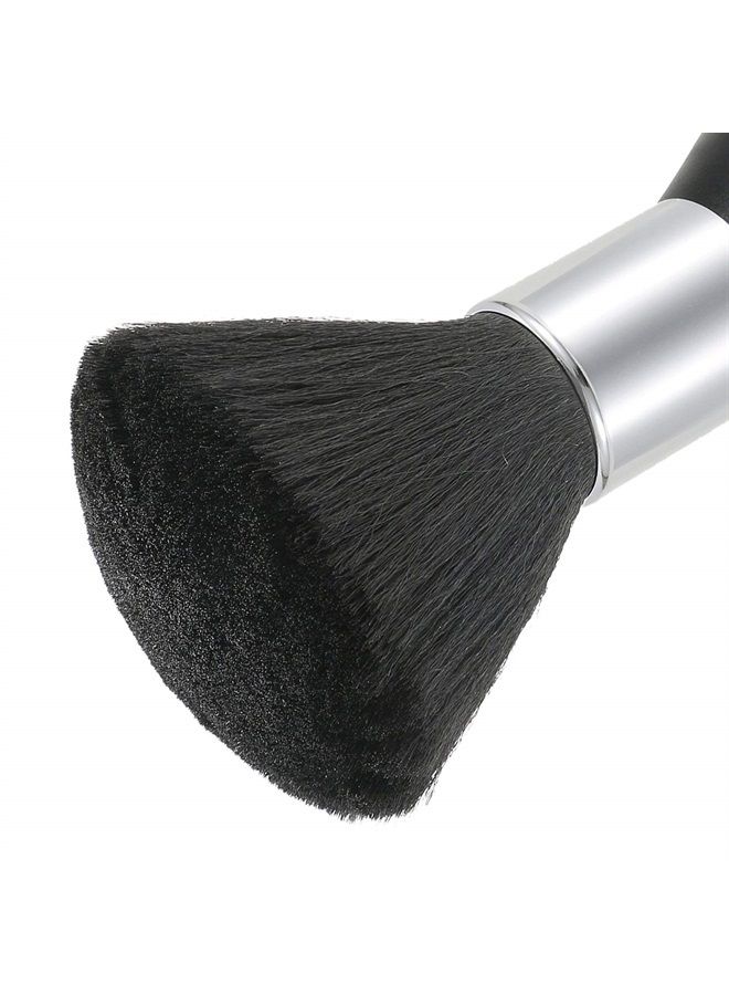 Vtrem Barber Brush Neck Duster Black Powder Duster Brush Neck Duster Brush for Hair Cutting Brush Barber Neck Brush Salon Cleaning Brush Barber Supplies Accessories - Image 2