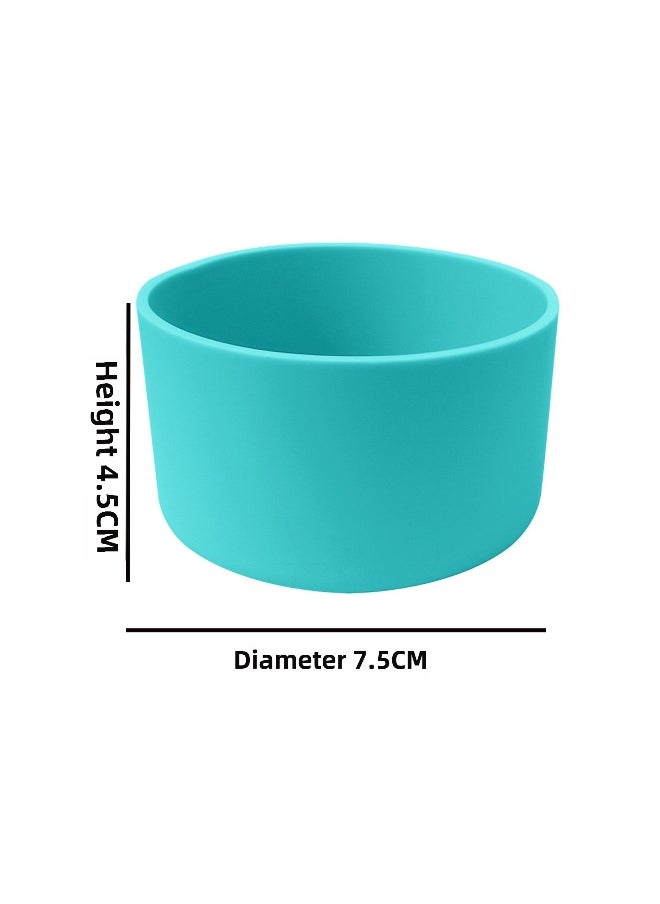 NIBEMINENT Silicone Sleeve Anti-Slip Heat-Resistant for Hydro FlaskMint Green (7.5cm) Mint Green (7.5cm) 