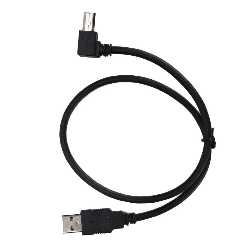 كابل USB-A إلى USB-B بطول 0.5 متر (1.6 قدم) مع وصلة بزاوية قائمة - كابل محول USB-A إلى USB-B يعمل تلقائياً (التوصيل والتشغيل) للماسحات الضوئية والطابعات والأقراص الصلبة الخارجية - Image 4