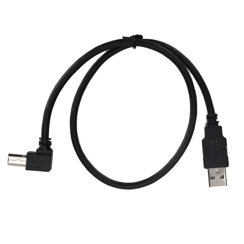كابل USB-A إلى USB-B بطول 0.5 متر (1.6 قدم) مع وصلة بزاوية قائمة - كابل محول USB-A إلى USB-B يعمل تلقائياً (التوصيل والتشغيل) للماسحات الضوئية والطابعات والأقراص الصلبة الخارجية - Image 5