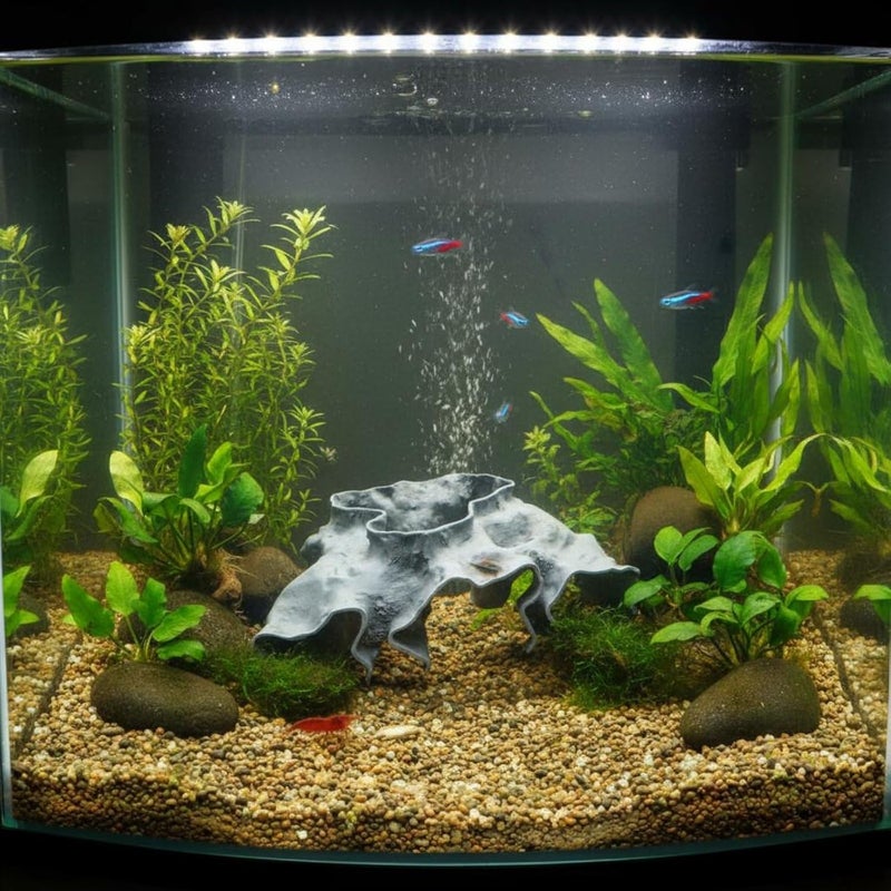 Gralara Aquarium Cave Multiple Openings Betta Hideaway Look Pet Decor Fishes Tank Ornament, Sand Yellow, M Medium 19cm X 12.5cm X 6.5cm - Image 4