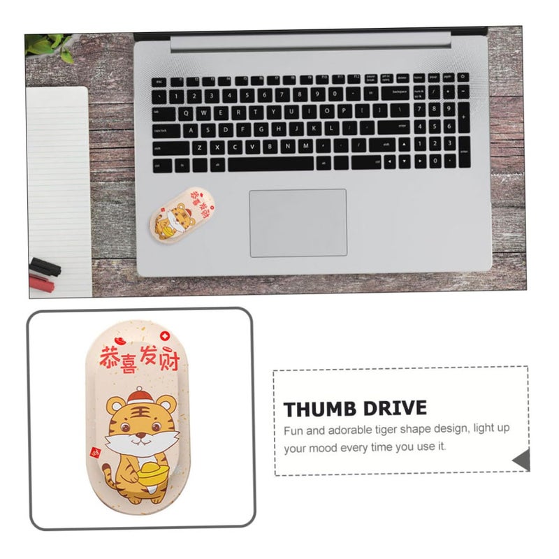 Year of The Tiger 64GB USB Flash Drive Compact Thumb Drive for Laptop Data Storage - Image 4