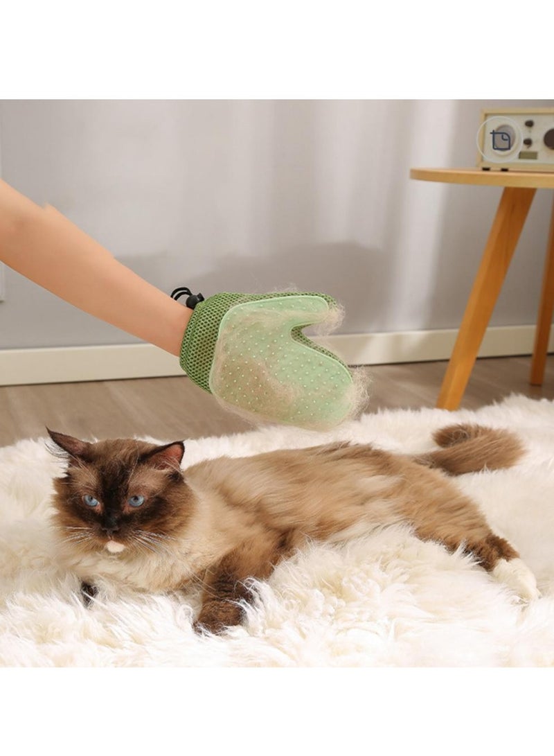 Pet Hair Remover Gloves with 255 Tips, Deshedding Glove for Dog and Cat, 3 Pcs Gentle De-Shedding Glove Brush, - Image 2